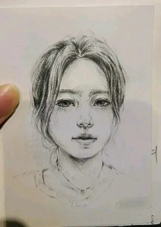 얼굴 손그림 커미션 그림 그려드립니다!